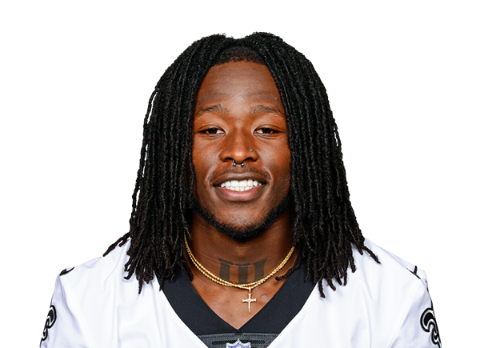 Alvin Kamara poses for a picture.